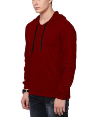 Cotton Solid Hoodie