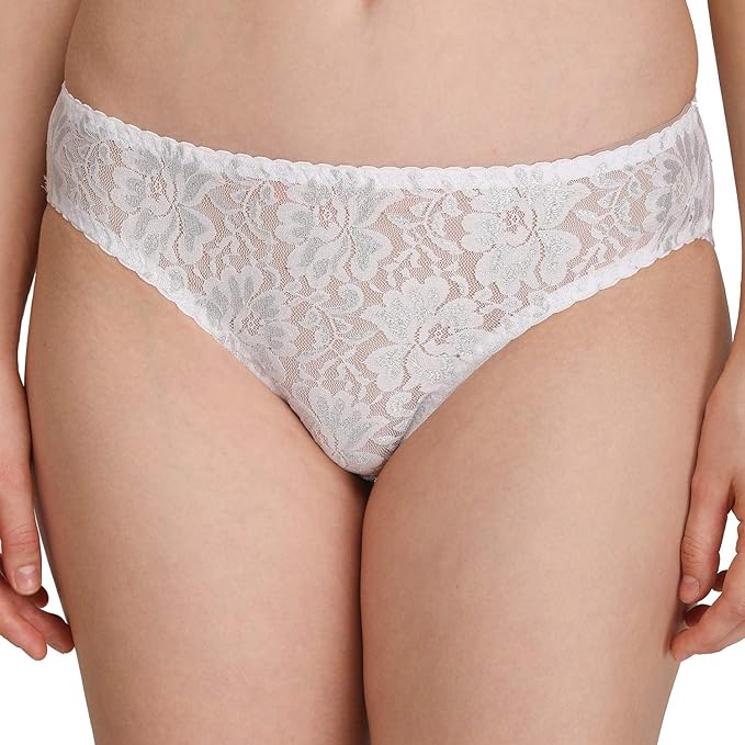 Damen-Höschen-Trio mit niedriger Taille und Spitze, 3er-Pack