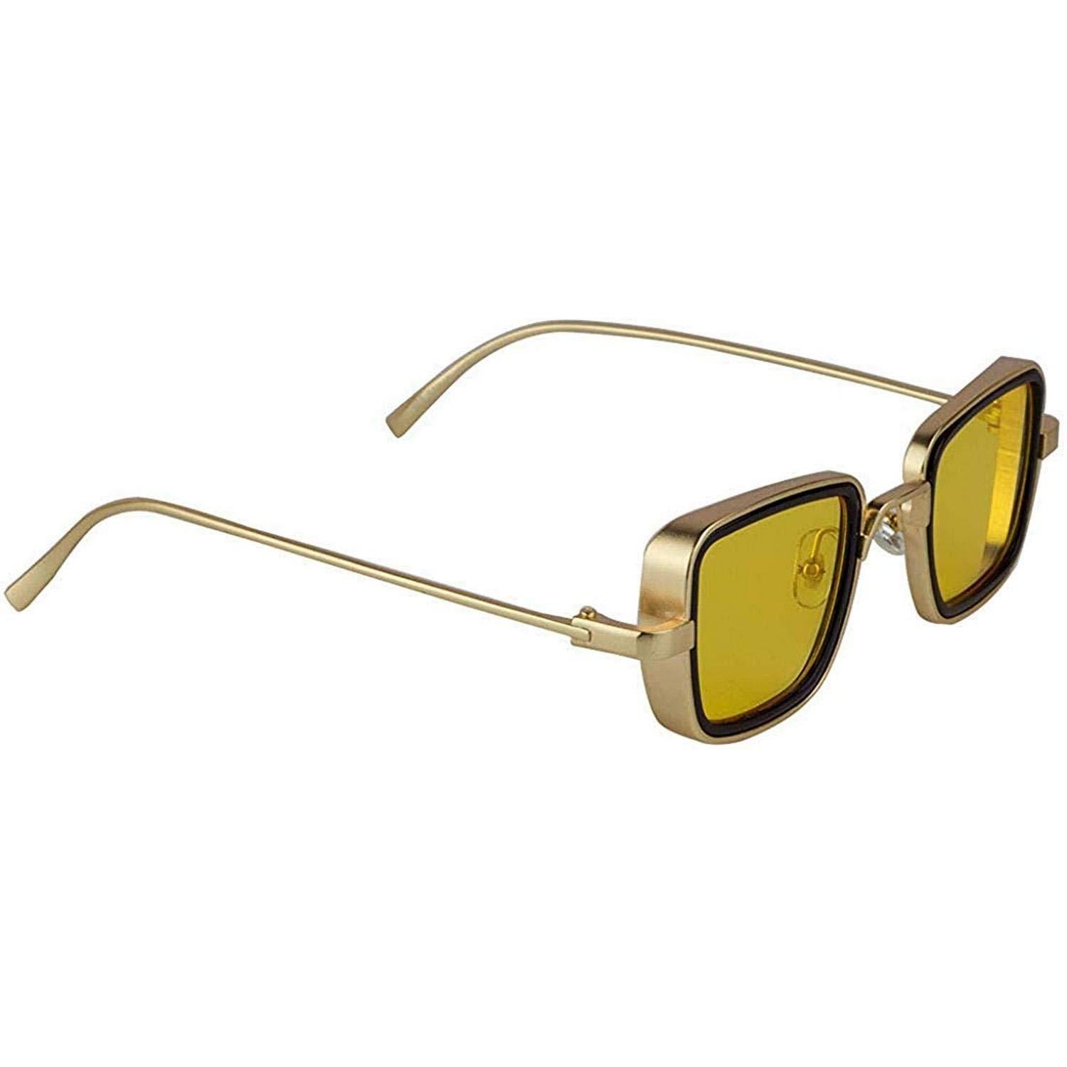 Men's Gold Sunglasses