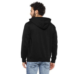 Fleece Solid Full Sleeves Hoodie