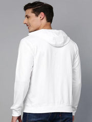 Fleece Solid Full Sleeves Hoodie