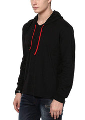 Cotton Solid Hoodie