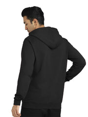 Cotton Solid Full Sleeves Mens Hoodie