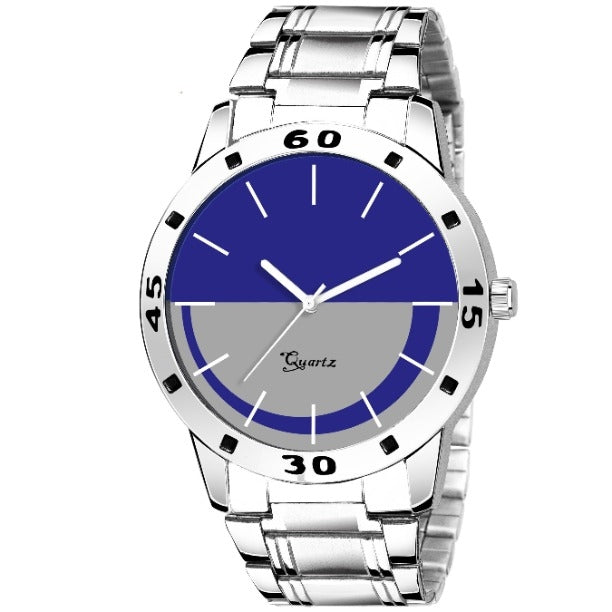 Men Trendy Stainless Steel Watch