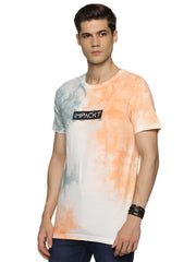 Cotton Printed Half Sleeves Mens Round Neck T-Shirt