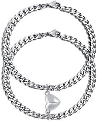 AVR JEWELS Herz-Paar-Armband für Damen und Herren