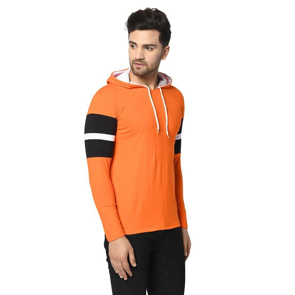 Cotton Solid Full Sleeves Hoodie