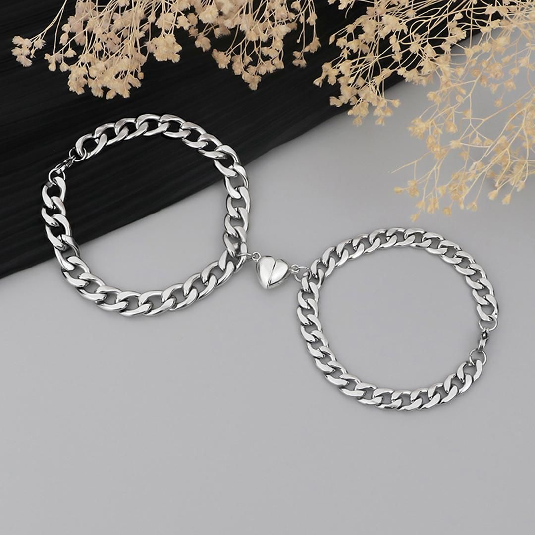 AVR JEWELS Herz-Paar-Armband für Damen und Herren