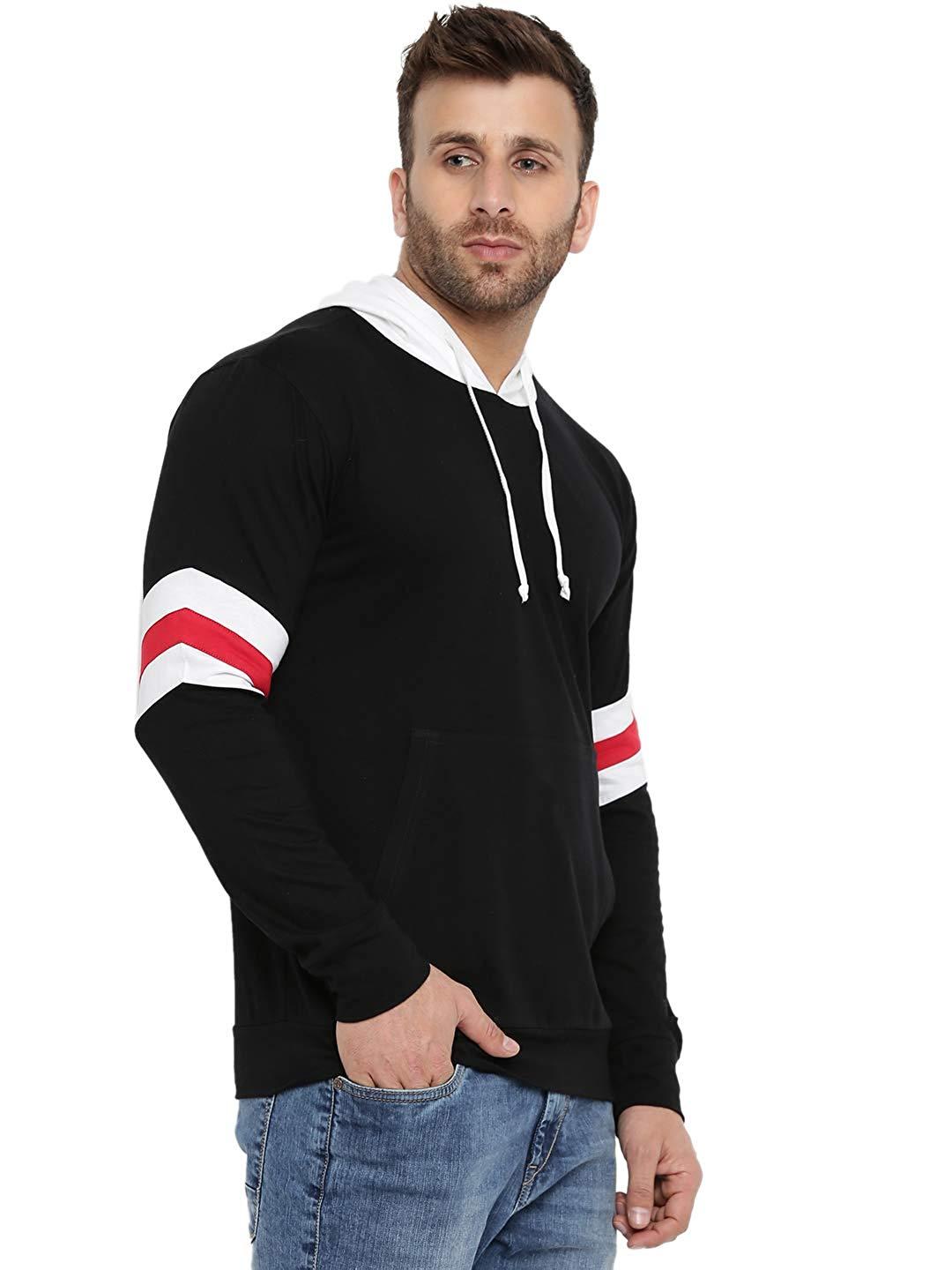 Cotton Solid Hoodie