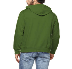 Fleece Solid Full Sleeves Hoodie