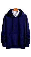 Tom Scott Cotton Fleece Solid Full Sleeves Hoodie