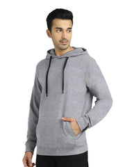 Cotton Solid Full Sleeves Mens Hoodie