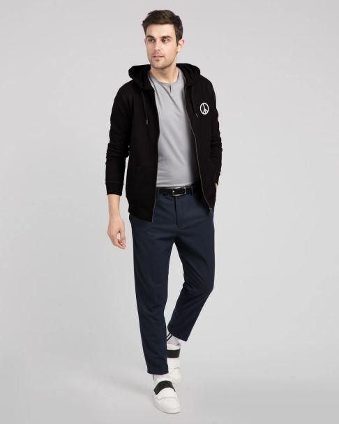 Fleece Solid  Full Sleeves Jacket