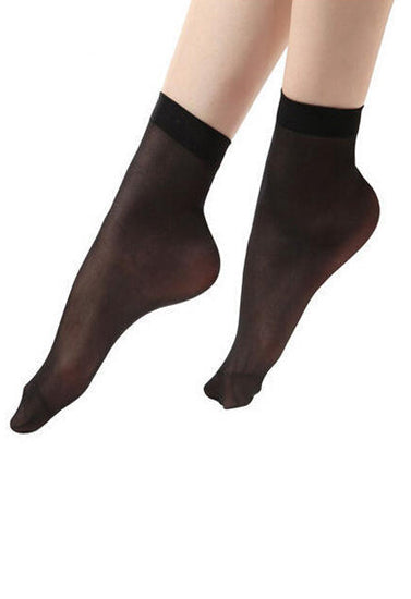 Knöchelhohe dünne transparente Damen-Socken, modische Socken für Damen, 2 Stück