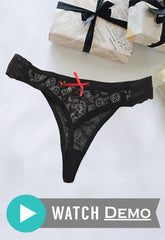 Basic Low Rise Lace Thong