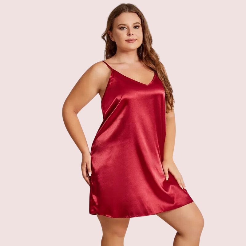 Criss Cross Back Elegant Nightdress in 4XL &  5XL Size