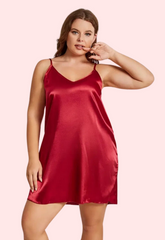 Criss Cross Back Elegant Nightdress in 4XL &  5XL Size