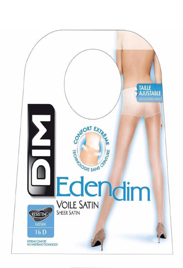 Durchsichtige Strumpfhose aus Voile-Satin von Dim Edendim