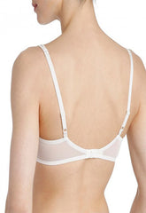 Everyday Wear Chicken Work White Bra(Pack Of 2)