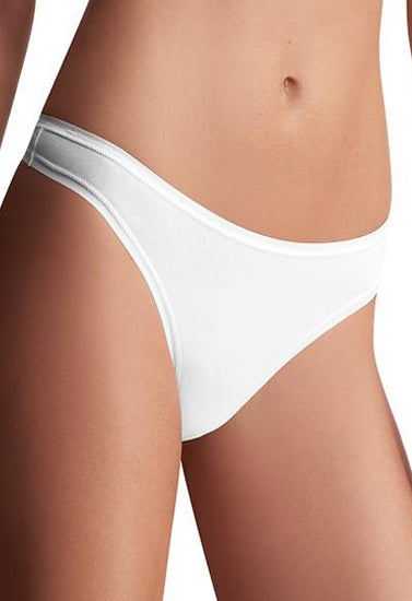 Weißer Baumwoll-T-Back-Tanga für Damen (Ausverkauft)