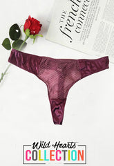 Fredericks Two Tones Perfect Purple Tanga in XL + 1 kostenloser BH (ausverkauft)