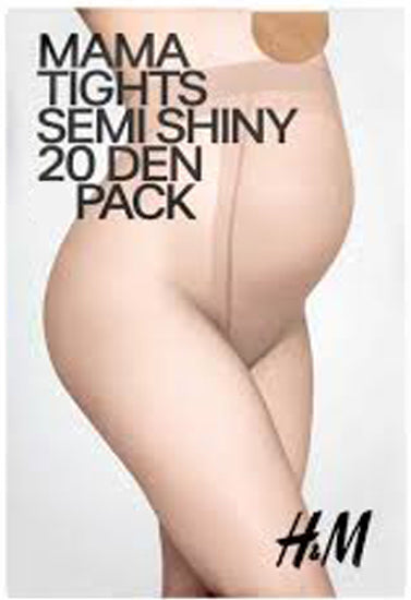 H&M Mama Tights Semi Shiny 20 Den Nude Pantyhose