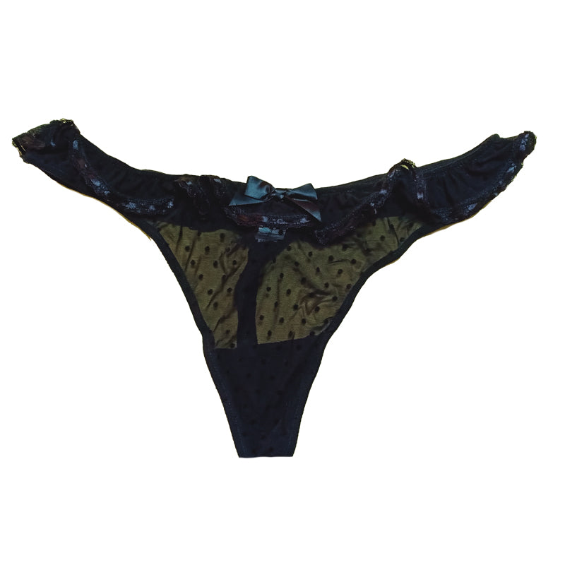 La Senza Black Instant Attraction Thong