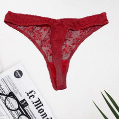 Flirty Thread Lace Maroon Tanga für Damen (Ausverkauft)