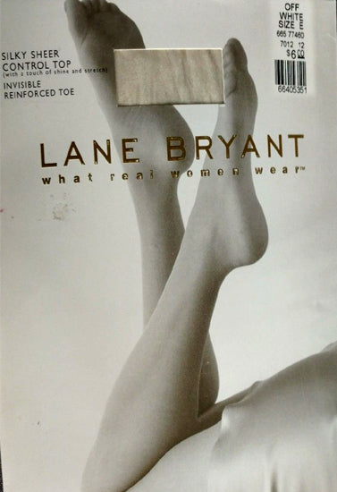 Lane Bryant Daysheer Unsichtbare weiße Strumpfhose