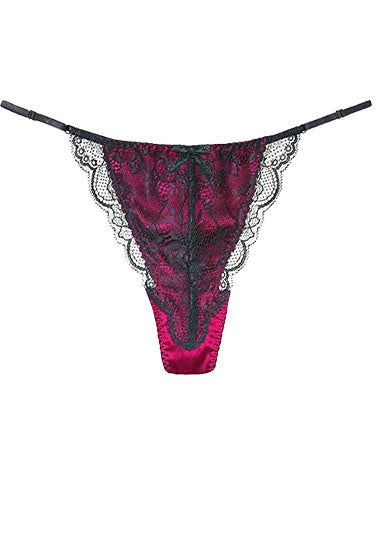 Lasenza - Edler schwarzer Netz-String