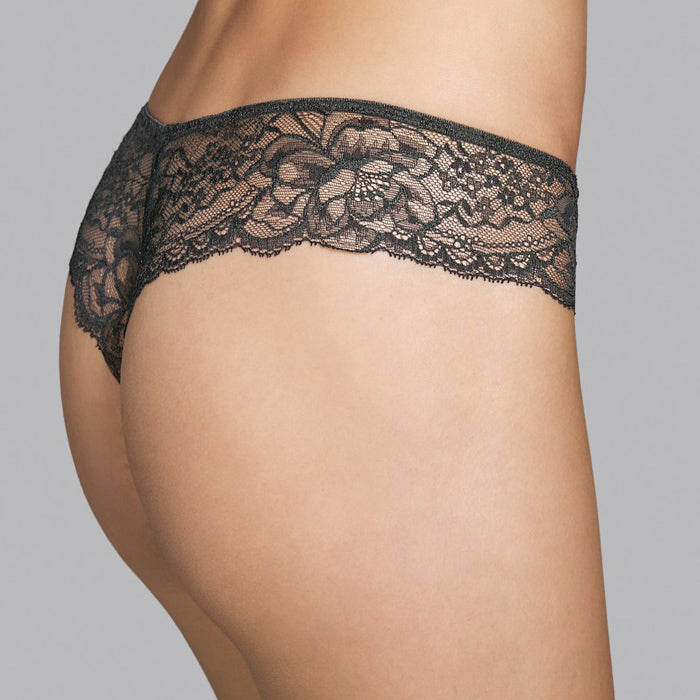 "Warner's" Love Black Lacy Flawless Bikini Bottom