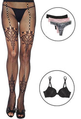 Sexy Dancewear Netzstrumpfhose Schönes Geschenkpaket