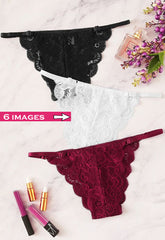 All Flirty Vorteilspack mit 3 Spitzen-G-Strings