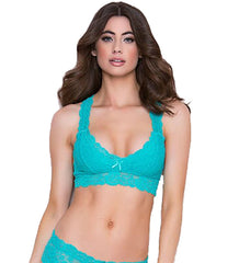 "Very Sexy" Turquoise Racer back Bridal  Bra