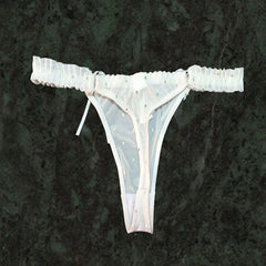 Splash Bridal White Lace G-String