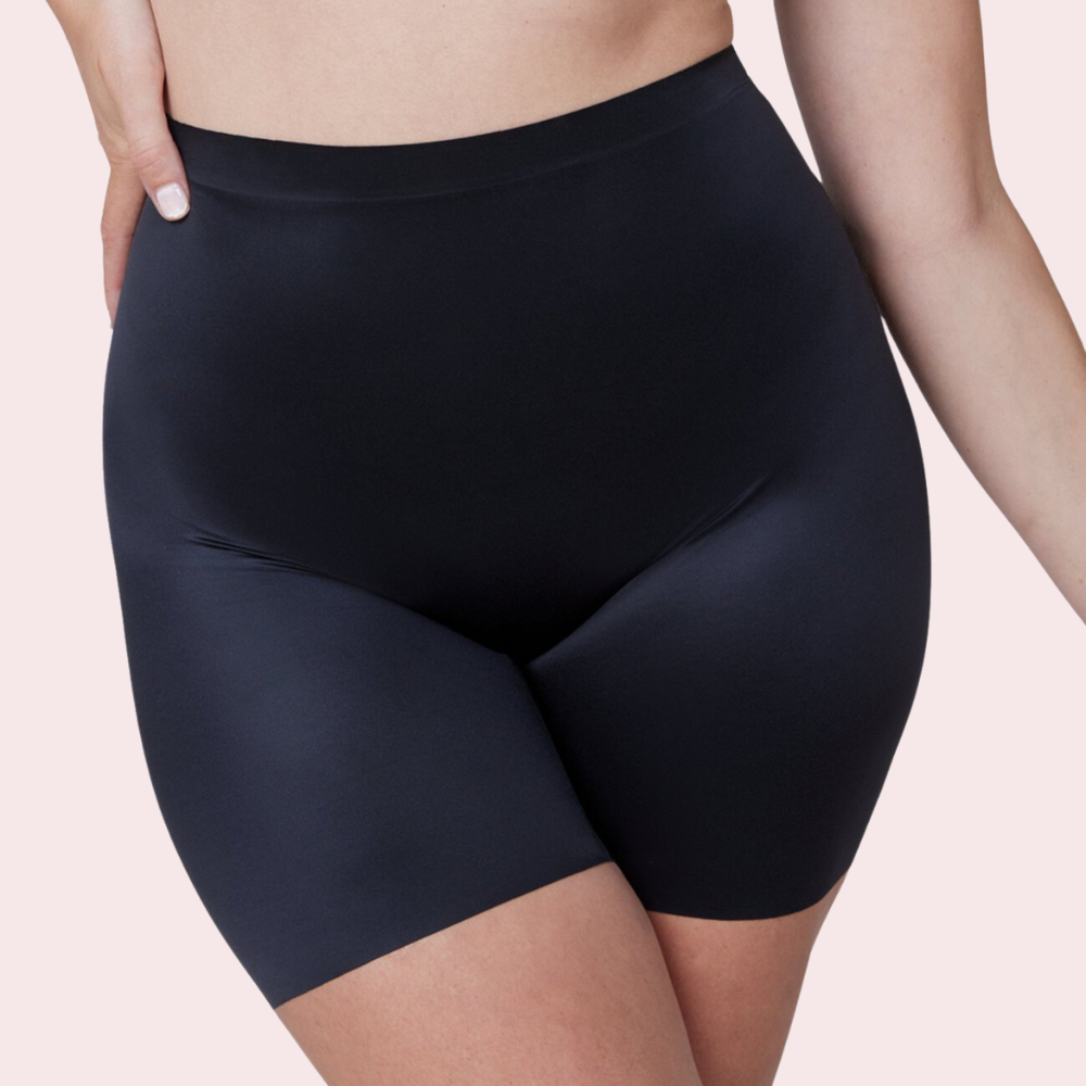 Super bequeme nahtlose Shorts in Schwarz