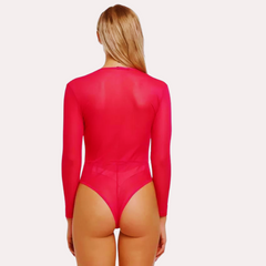 Transparenter und blickdichter Body für Damen