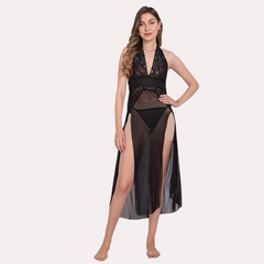 Sensual Mesh Nightgown for Women