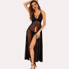 Babydoll-Nachtwäsche aus Spitze für Damen