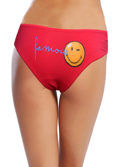 Smiley World Cotton Comfort Bikinihöschen für Damen, 2er-Pack