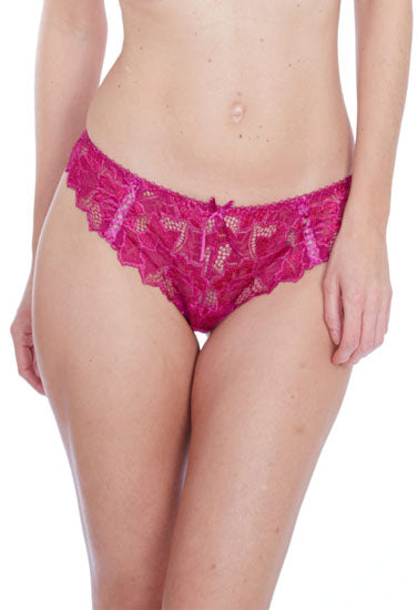 ♥closer mit EVIE Magenta Floral Lace Brauttanga (AUSVERKAUFT)