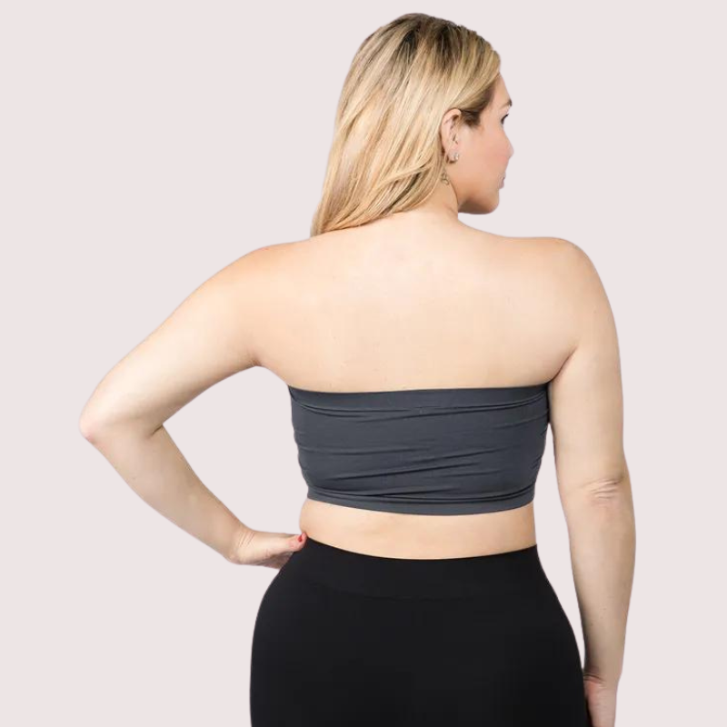 2er-Pack sexy Tube-Bandeau-BH-Tops für Damen