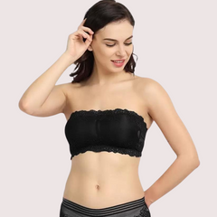 Soft and Stretchable Wirefree Tube Top Bra for Comfort