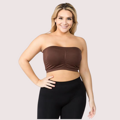 2er-Pack sexy Tube-Bandeau-BH-Tops für Damen