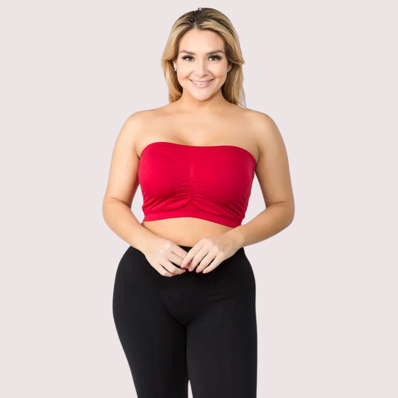 Red Hot Tube Bandeau-BH-Top für Damen