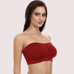 Kastanienbrauner Magic Tube Bandeau-BH für Damen