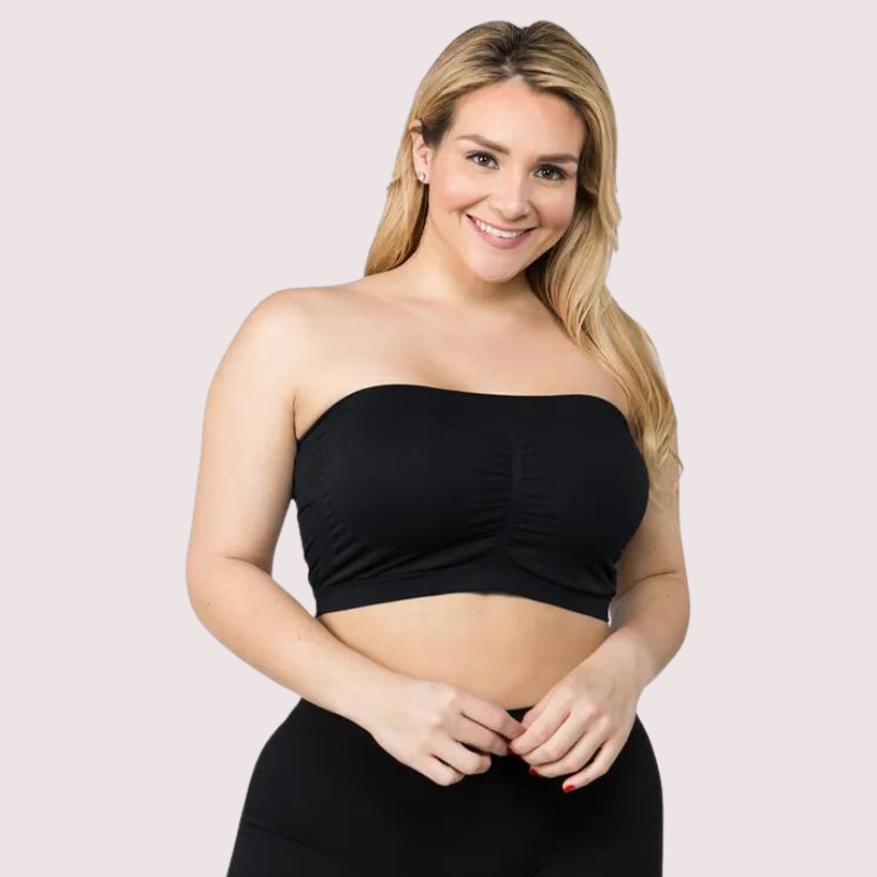 2er-Pack Tube-Bandeau-BH-Tops für Damen