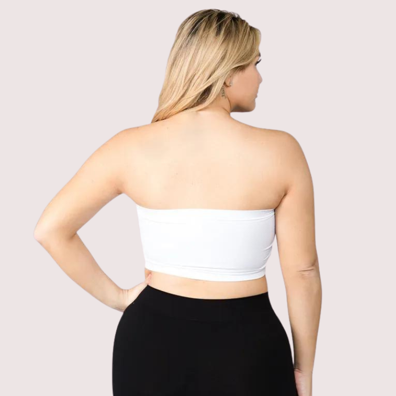 2er-Pack Tube-Bandeau-BH-Tops für Damen