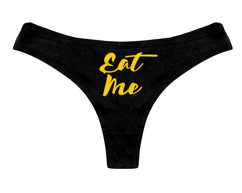 Eat Me Bedrucktes Tanga-Höschen-Geschenk