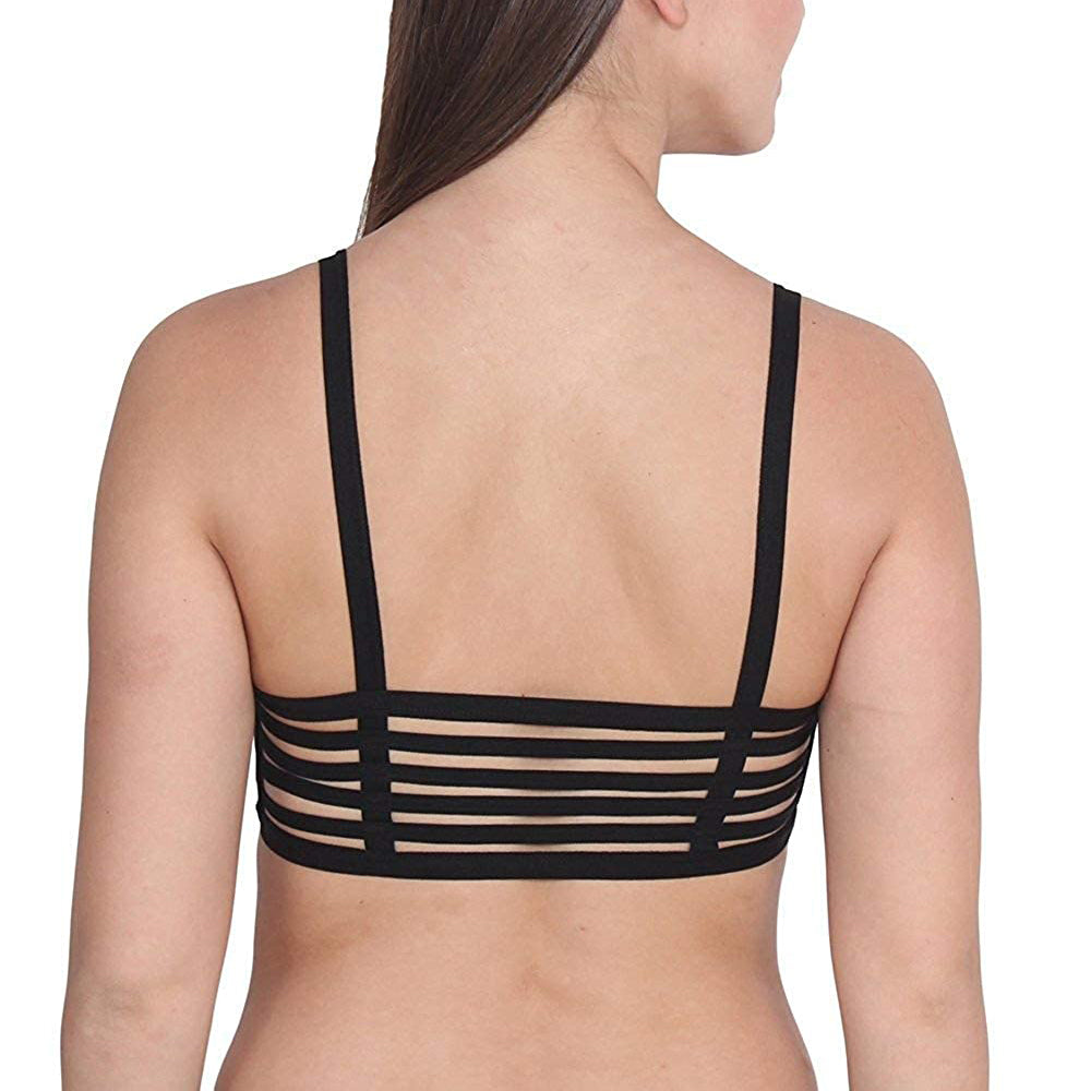 „Sexy“ 2er-Pack Sexy Back Stripe Bralette-BHs